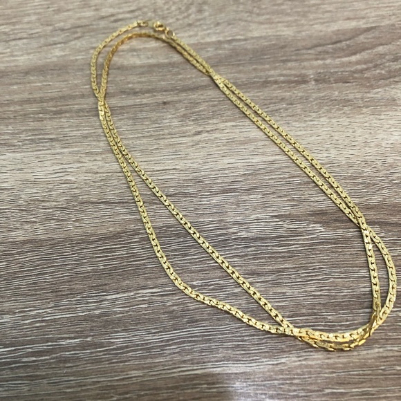 Simple Gold Plated Chain Skinny - Picture 3 of 4